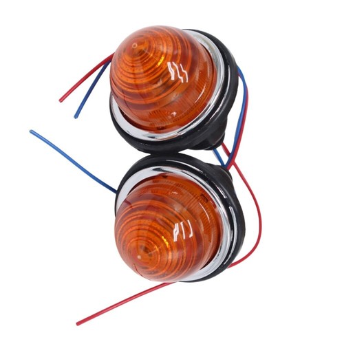 2pcs amber indicator - amber, light