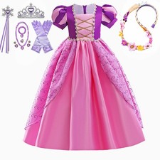 Girls Rapunzel Costume Purple