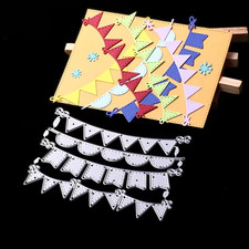 Mini Bunting Flags Metal