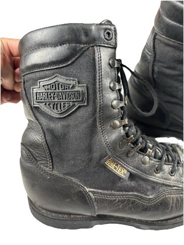 Harley davidson black leather - harley,