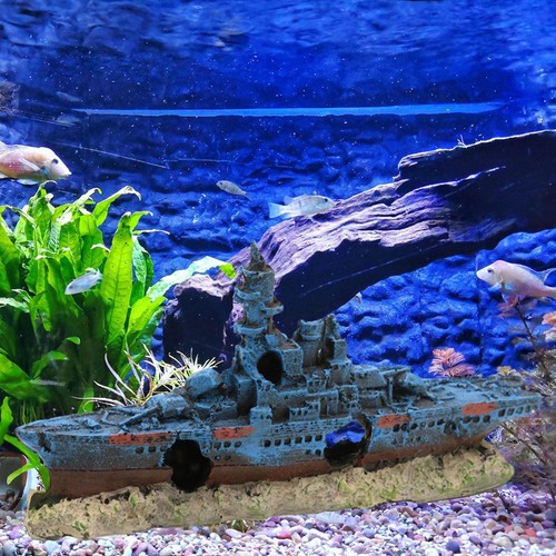 Aquarium shipwreck decoration - shipwreck,