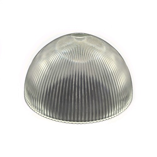 Clear ribbed glass - clear,