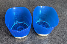 2 Fairy Liquid Detergent Dosing Balls - Blue Measuring Cups 30-130 ml