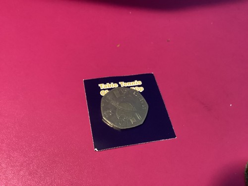 50p coin table tennis - tennis, olympic