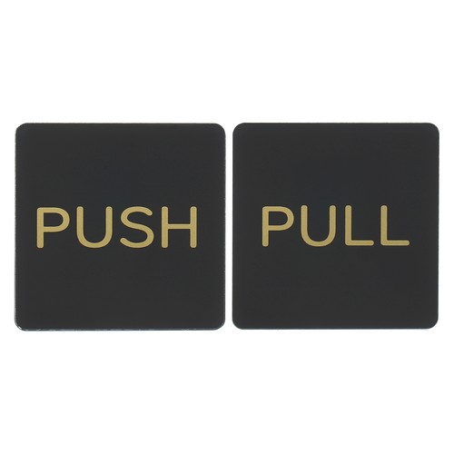 2pcs push pull door sign - 2pcs, sign,self
