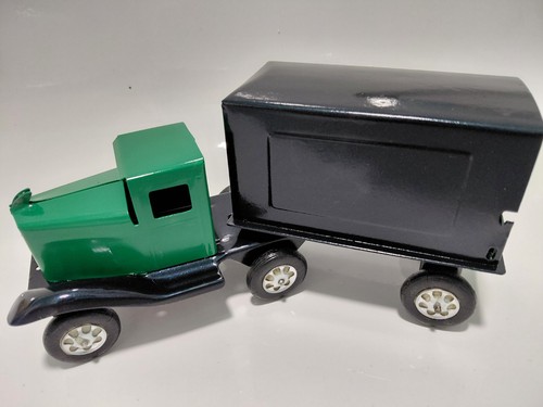 Vintage tin toy truck - vintage,