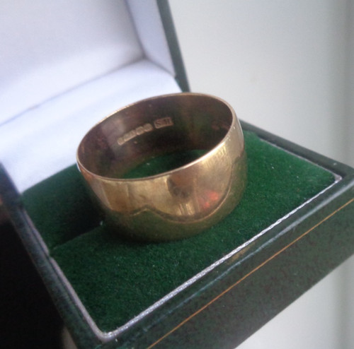 Yellow gold wedding - yellow, 9ct