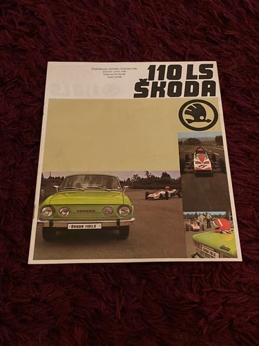 Skoda 110 brochure - 110, 1975