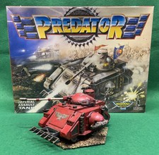 Warhammer 40k Space Marine Mk1 Predator Rogue Marines Assault Tank Boxed 80s 🟡