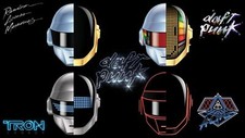 DAFT PUNK MUSIC BAND 4 HELMETS