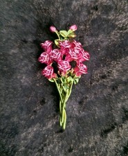 Pink Rose Bouquet Brooch