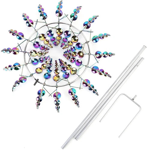 Outdoor metal windmill - metal,