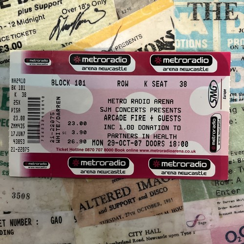 Arcade fire original gig - ,