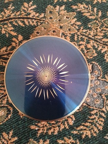 Vintage stratton compact blue - compact,