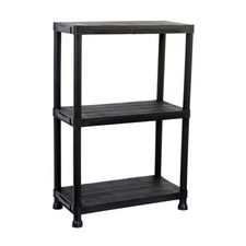 NEW! 3 Tier Black Plastic