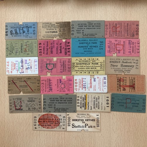 Railway tickets 22 x - , (.