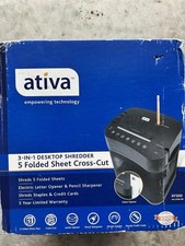 Ativa 3 In 1 Desktop Shredder