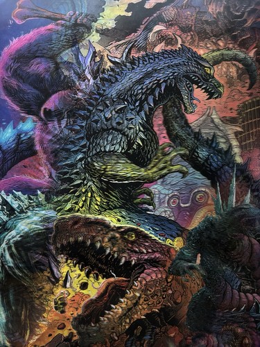 Godzilla moving poster - godzilla,