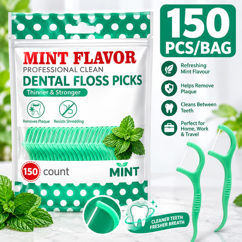 150 pcs dental floss - 150,