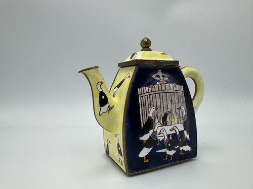 Vintage enamel hand painted - vintage,