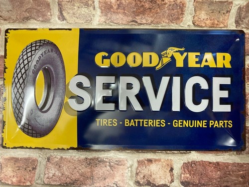 Goodyear retro style - style, embossed