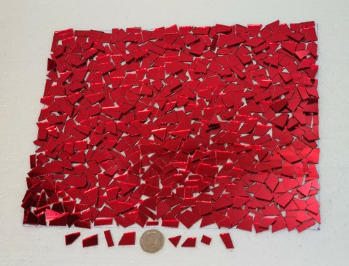 100 pieces red - red, cuts