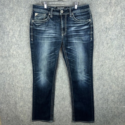 Salvage jeans men dark blue - salvage,