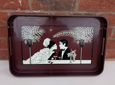Vintage Art Deco Style Serving Tray Size 12 x 19 in