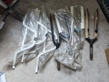 Bike Parts 5 Forks And 3 Handlebar