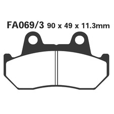 EBC PAIR OF BRAKE PADS BRAKE