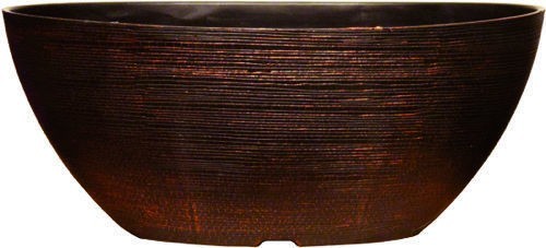 Oval bowl plant pot - bowl,