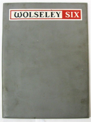 Wolseley six car owners - wolseley,