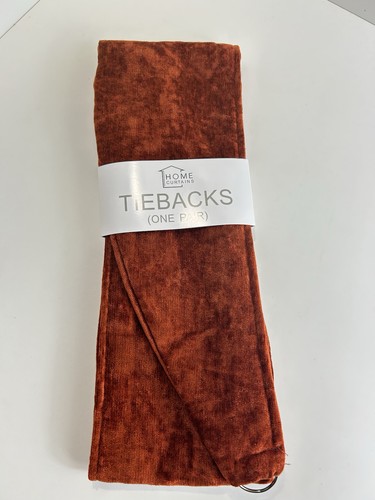 Chenille curtain tie backs - chenille,