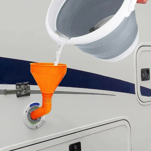 Motorhome water funnel - water,