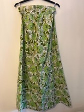 Vintage 1970s Long Skirt Pop Flowers VW Kanturk  Fabric Seafield Kilkenny