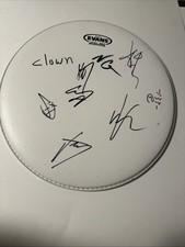 Slipknot Signed Drumhead.