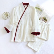 White Cotton Kimono-Inspired