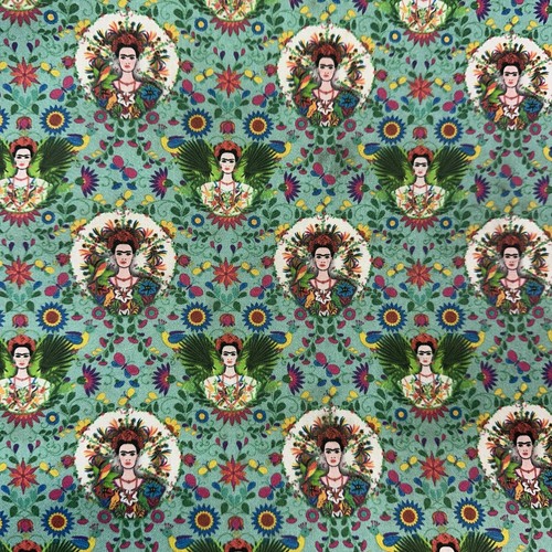 Frida kahlo cotton fabric - frida,