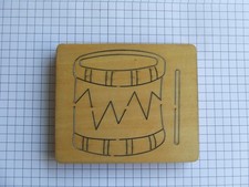 Wooden Die - Drum Used