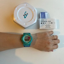 tide graph Casio Baby G BGD-180FB 3429 fully working turquoise multi colour