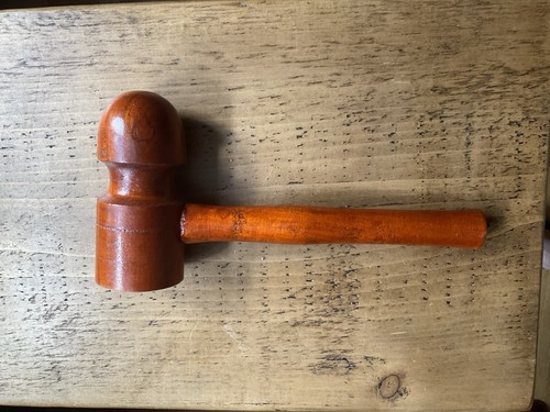 Wooden bat mallet for knocking - wooden,
