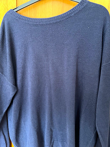 Women navy cotton knit - women's,