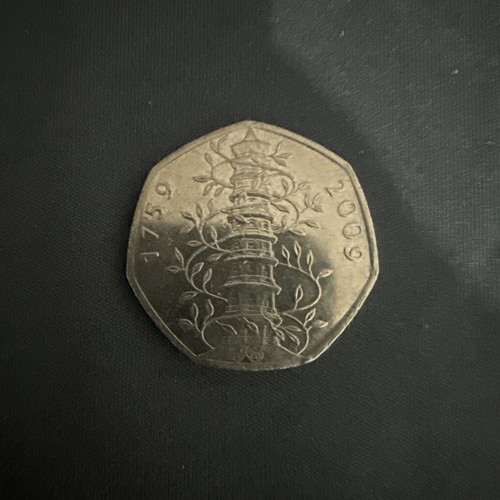 2009 kew gardens 50p - kew,