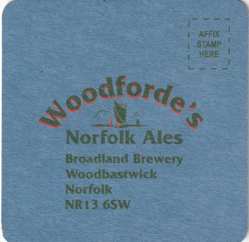 Beer mat woodforde s norfolk - beer,
