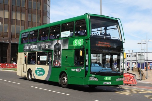 Reading buses 849 - buses, no.849