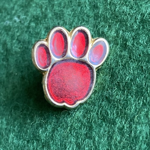 Rspca red paw pin - paw, badge