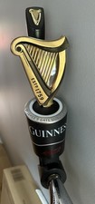 Guinness Harp Single Bar Tap Chrome Stand