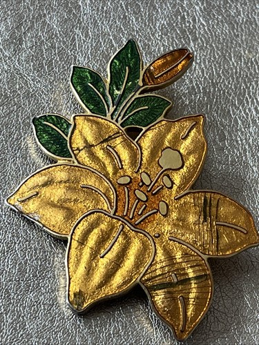 Vintage cloisonne crown - vintage, fish