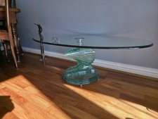 Glass Coffee Table (Spiral)