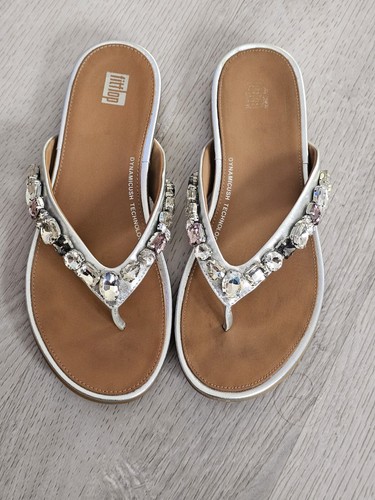 Fitflop leather silver - leather,